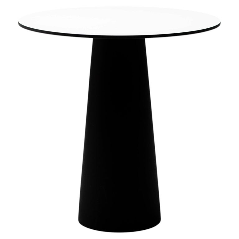 Marcel Wanders Container Dining Table, Black Base & White Top