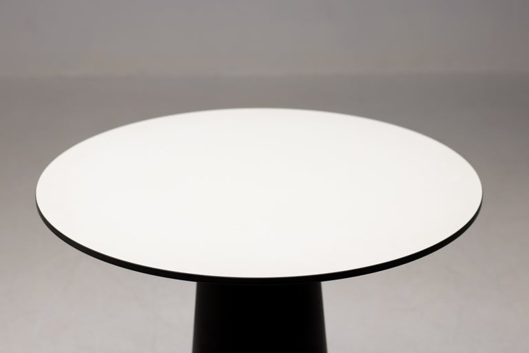 Marcel Wanders Container Dining Table, Black Base & White Top - Image 4