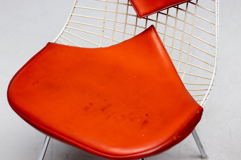 Set of 4 Eames Wire Chairs for Herman Miller with Original Girard Bikini Seats - Image 4