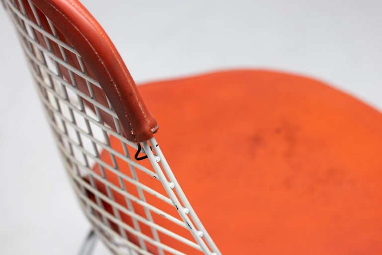 Set of 4 Eames Wire Chairs for Herman Miller with Original Girard Bikini Seats - Image 7