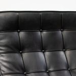 Black Leather Mies van der Rohe for Knoll Barcelona Chairs, Matching Set of Two - Image 7