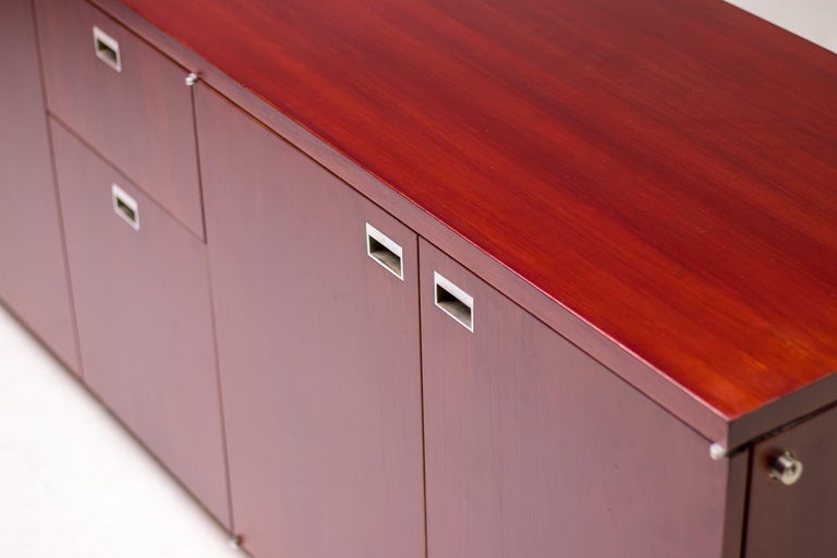 Gordon Bunshaft Mahogany Credenza by De Coene, Midcentury Design, 1960 - Image 6