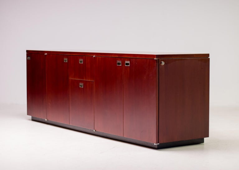 Gordon Bunshaft Mahogany Credenza by De Coene, Midcentury Design, 1960 - Image 7