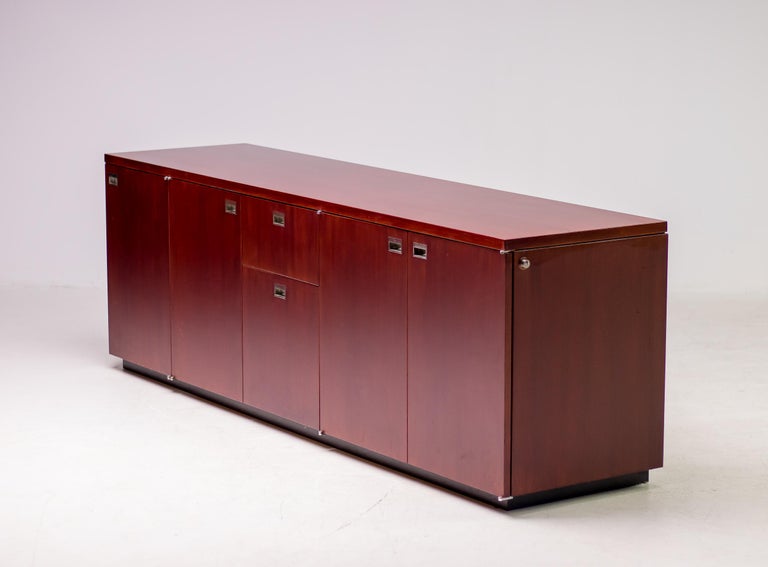 Gordon Bunshaft Mahogany Credenza by De Coene, Midcentury Design, 1960 - Image 8
