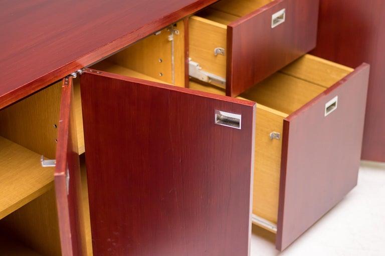 Gordon Bunshaft Mahogany Credenza by De Coene, Midcentury Design, 1960 - Image 9