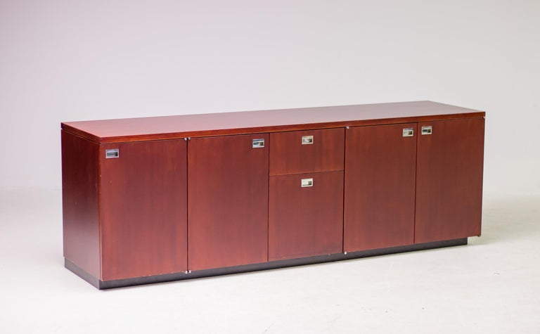 Gordon Bunshaft Mahogany Credenza by De Coene, Midcentury Design, 1960 - Image 13