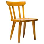 Set of Six Oregon Pine Side Chairs by Roland Wilhelmsson