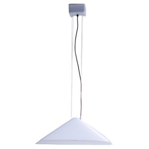 Large iGuzzini Pyramid Pendant – Height Adjustable, Plexiglass, Italy 1980