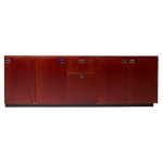 Gordon Bunshaft Mahogany Credenza by De Coene, Midcentury Design, 1960