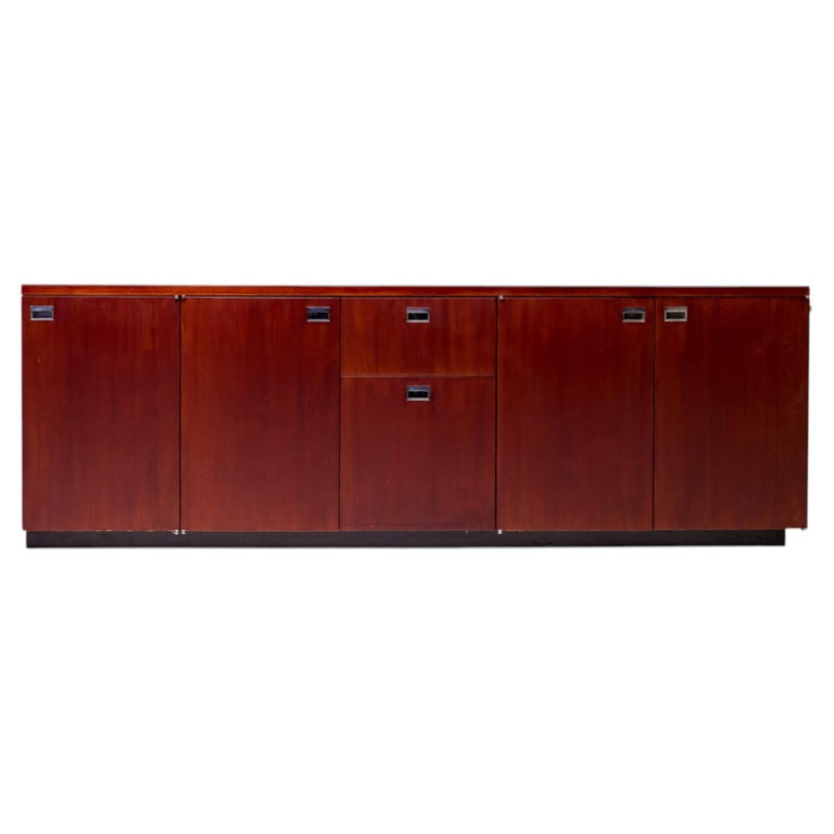 Gordon Bunshaft Mahogany Credenza by De Coene, Midcentury Design, 1960