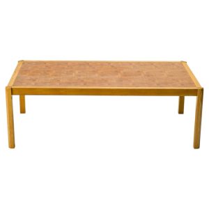 Grom Lindum Coffee Table, Solid Ash, Scandinavian Modern Design, 1970s