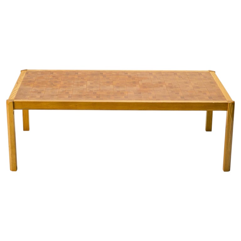 Grom Lindum Coffee Table, Solid Ash, Scandinavian Modern Design, 1970s