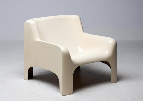 Carlo Bartoli 'Solar' Lounge Chair in Fiberglass by Arflex - Image 2