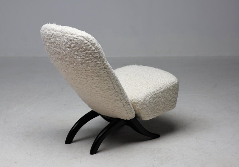 Theo Ruth for Artifort White Teddy 'Congo' Chair Dutch Mid Century Modern - Image 11