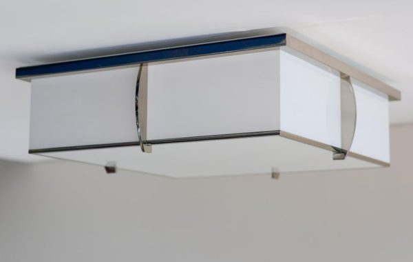 Rare Large Jean Perzel Model N°359 Ceiling Lamp — Icon of French Modernism - Image 16