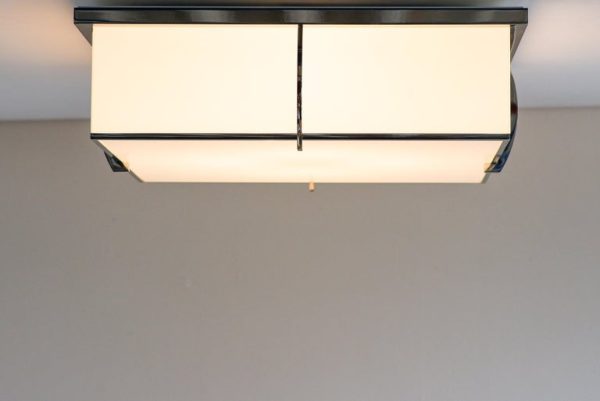 Rare Large Jean Perzel Model N°359 Ceiling Lamp — Icon of French Modernism - Image 4