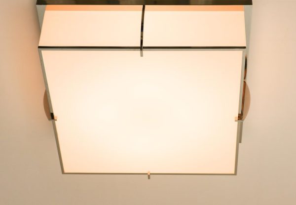 Rare Large Jean Perzel Model N°359 Ceiling Lamp — Icon of French Modernism - Image 9