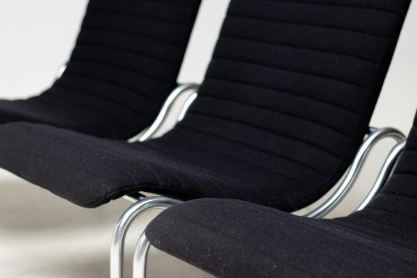Three Mid Century Modern Kho Liang Ie Model 704 High Back Lounge Chairs - Image 5