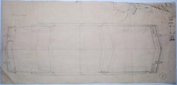 Large Original Drawing by Gio Ponti, 1952, Created for Touring Carrozzeria Milan - Image 6