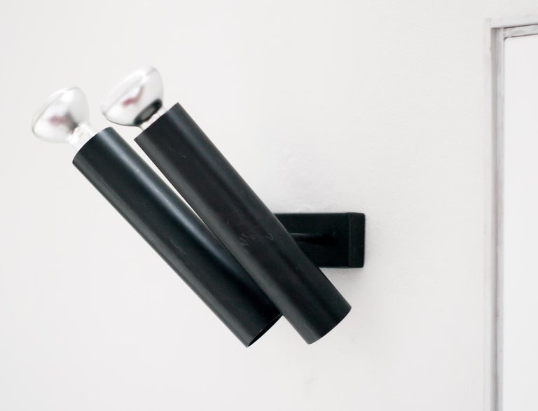 Jean René Caillette — Adjustable Tubular Twin Sconce - Image 5