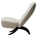 Theo Ruth for Artifort White Teddy 'Congo' Chair Dutch Mid Century Modern