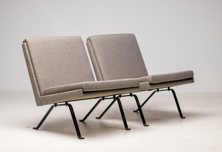 Architectural Dutch Lounge Chairs, Pair, The Netherlands, circa 1960 - Image 2