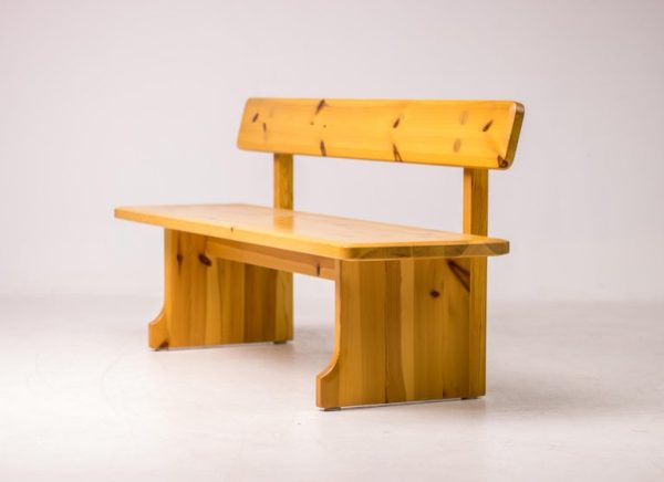 Scandinavian Pine Bench by Carl Malmsten - Image 12