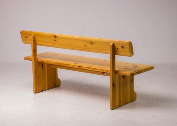 Scandinavian Pine Bench by Carl Malmsten - Image 6