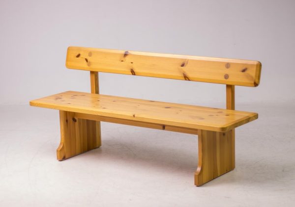 Scandinavian Pine Bench by Carl Malmsten - Image 11