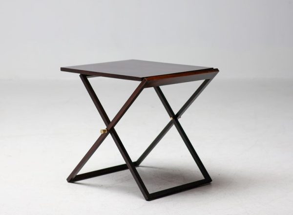 Set of Five Danish Modern Rosewood Tray Tables - Image 2