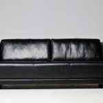 Rolf Benz Model 350 Black Leather Sofa - Image 2