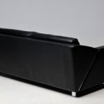 Rolf Benz Model 350 Black Leather Sofa - Image 11