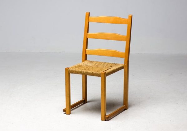 Poul Volther Stacking Chairs Gemla Sweden in Ash Scandinavian Mid Century Modern - Image 2