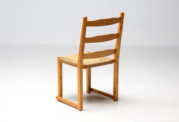 Poul Volther Stacking Chairs Gemla Sweden in Ash Scandinavian Mid Century Modern - Image 7