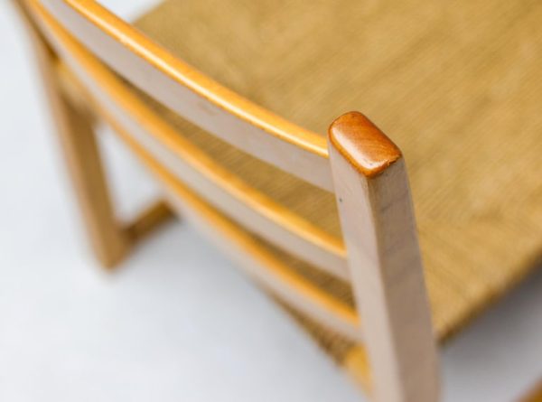 Poul Volther Stacking Chairs Gemla Sweden in Ash Scandinavian Mid Century Modern - Image 9