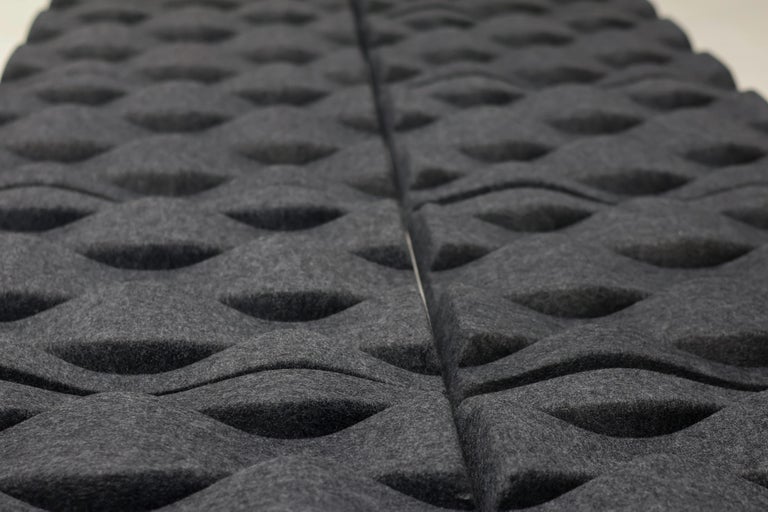 Set of Ten Soundwave Acoustic Wall Panels in Felt - Image 9