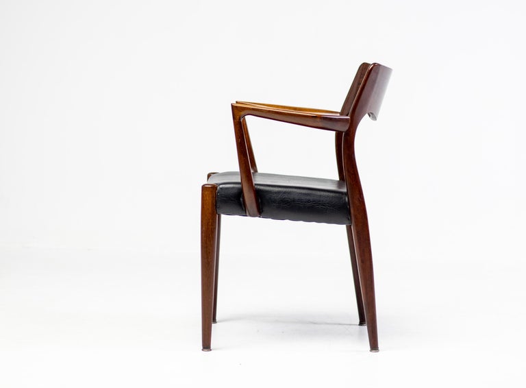Danish Modern Elegance: A Niels Otto Møller Model 57 Teak Armchair - Image 5
