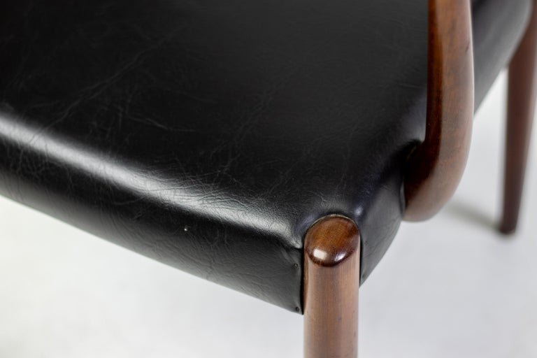 Danish Modern Elegance: A Niels Otto Møller Model 57 Teak Armchair - Image 8