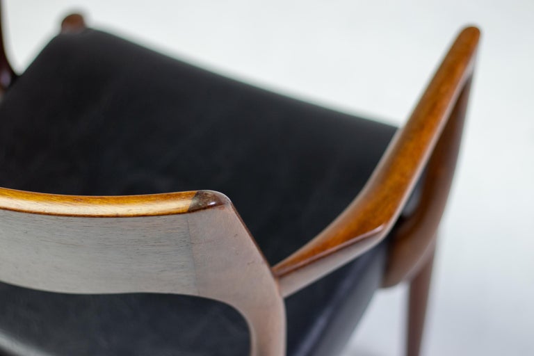 Danish Modern Elegance: A Niels Otto Møller Model 57 Teak Armchair - Image 10