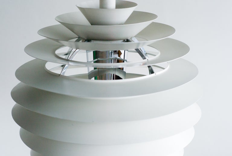 Rare Large Early Poul Henningsen Louvre Pendants by Louis Poulsen, 1962 - Image 3