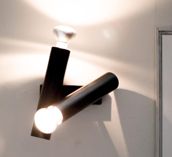 Adjustable Tubular Twin Sconce by Jean René Caillette - Image 7