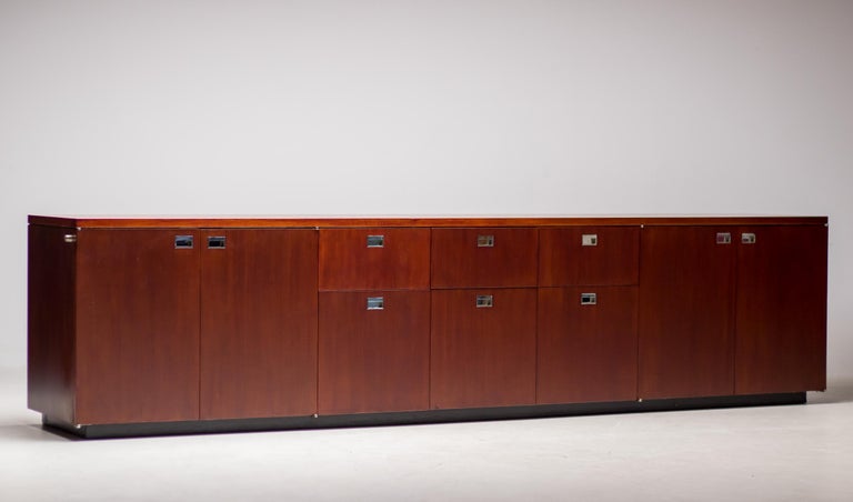 Extra-Large Gordon Bunshaft Credenza by De Coene Frères, 1960s - Image 6