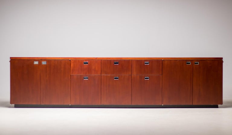 Extra-Large Gordon Bunshaft Credenza by De Coene Frères, 1960s - Image 13