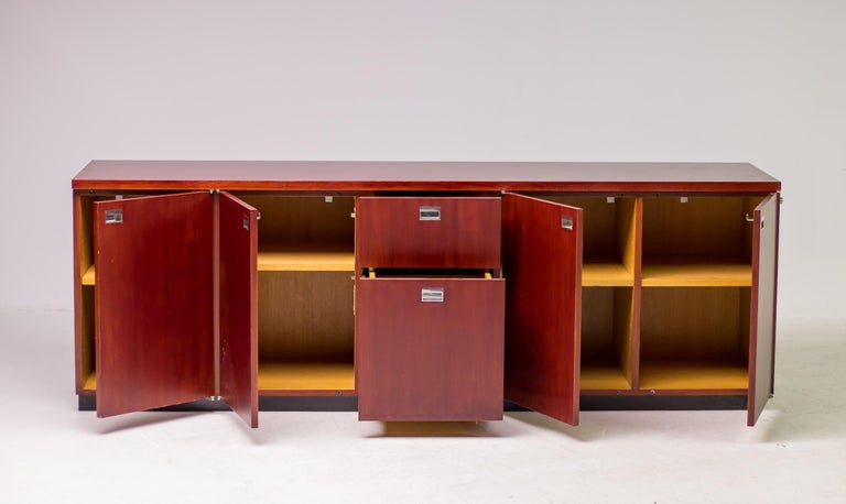 Gordon Bunshaft Mahogany Credenza by De Coene, Midcentury Design, 1960 - Image 11