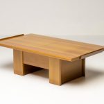 Monumental Cherry Coffee Table / Bar - Image 7