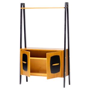 Teak Room Divider, Italy, 1950