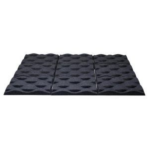 Set of Ten Soundwave Acoustic Wall Panels in Felt