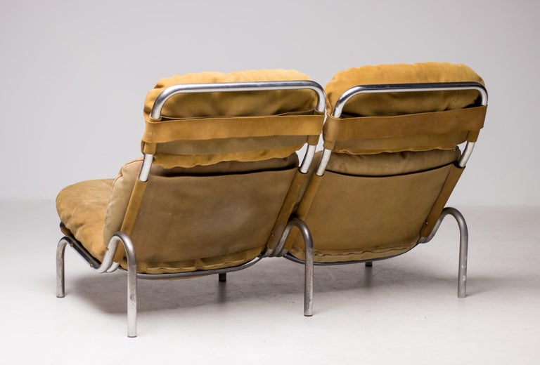 One-off Erik Ole Jørgensen Sofa in Suede, Denmark, 1960 - Image 5