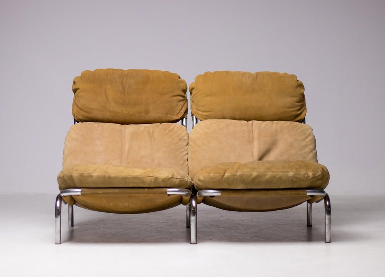 One-off Erik Ole Jørgensen Sofa in Suede, Denmark, 1960 - Image 11
