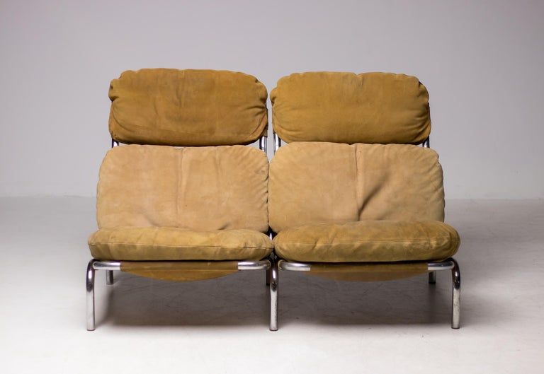 One-off Erik Ole Jørgensen Sofa in Suede, Denmark, 1960 - Image 12